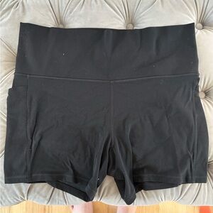 Athleta Black High Waist Performance Shorts
